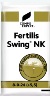 Fertilis Swing NK  8+0+24+5,5MgO  25 kg  bevat Bacillus subtilis