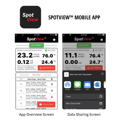 Spot On Bodemvochtmeter (incl. mobiele app)